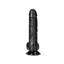 Realrock Realistic 8 Inches Regular Curved Dildo Dong With Balls