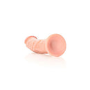 Realrock Realistic Regular Curved Dildo With Suction Cup 23 Cm Flesh