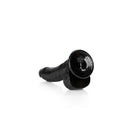 Realrock Realistic Regular Curved Dong With Balls 8 Inches Black