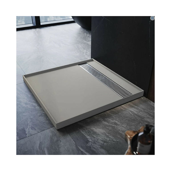 Rectangle Durable Tile Over Tray Shower Base With Shower Waste