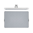 Rectangle Rain Plastic Large Shower Head Rose