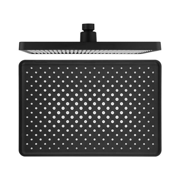 Rectangle Rain Plastic Large Shower Head Rose