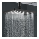 Rectangle Rain Plastic Large Shower Head Rose