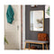 Rectangular Mirror With Aluminum Alloy Frame For Bathroom Golden