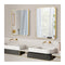 Rectangular Mirror With Aluminum Alloy Frame For Bathroom Golden