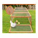 Rectangular Wooden Chicken Coop And Rabbit Hutch