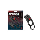 Red Dot Cock Rings V1 Black Usb Rechargeable Vibrating With Remote