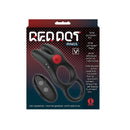 Red Dot Cock Rings V1 Black Usb Rechargeable Vibrating With Remote