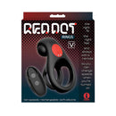 Red Dot Rings V2 Black Vibrating Cock And Ball Ring With Remote