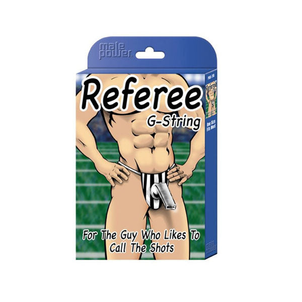Referee Novelty G String Black One Size
