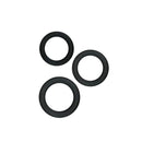 Renegade Diversity Rings Black Cock Rings Set Of 3 Sizes