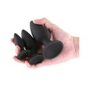 Renegade Triple Strike Kit Butt Plugs Set Of 3 Sizes Black