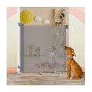 Retractable Baby Safety Gates 150Cm Grey