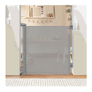 Retractable Baby Safety Gates 150Cm Grey
