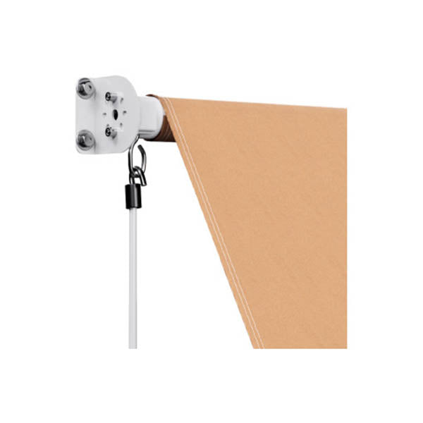 Retractable Fixed Pivot Arm Window Awning Outdoor Blinds 210Cmx210Cm Beige