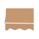 Retractable Fixed Pivot Arm Window Awning Outdoor Blinds 210Cmx210Cm Beige