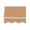 Retractable Fixed Pivot Arm Window Awning Outdoor Blinds 210Cmx210Cm Beige