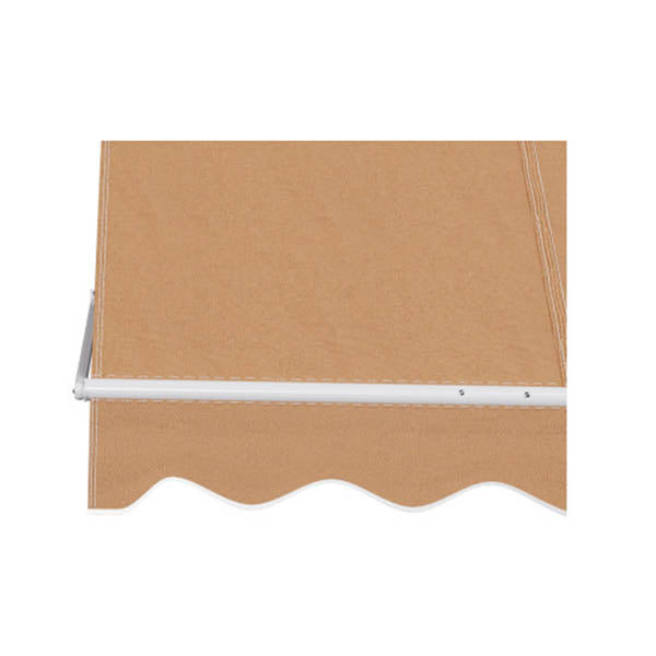 Retractable Fixed Pivot Arm Window Awning Outdoor Blinds 210Cmx210Cm Beige