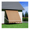 Retractable Fixed Pivot Arm Window Awning Outdoor Blinds 210Cmx210Cm Beige