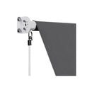 Retractable Fixed Pivot Arm Window Awning Outdoor Blinds 210Cmx210Cm Grey