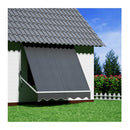 Retractable Fixed Pivot Arm Window Awning Outdoor Blinds 210Cmx210Cm Grey