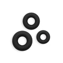 Renegade 3Pc Fireman Rings Black Cock Rings Set Of 3 Sizes