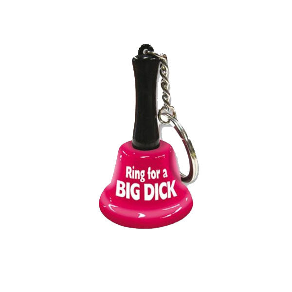 Ring For A Big Dick Mini Bell Keychain