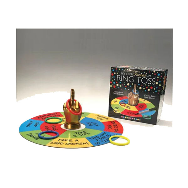 Lets Get Fucked Up Ring Toss Adult Party Game