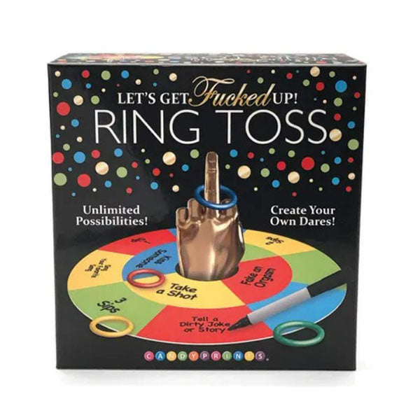 Lets Get Fucked Up Ring Toss Adult Party Game
