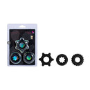Maia Manzo Black Silicone Cock Rings Set Of 3