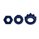 Maia Lonzo Blue Silicone Cock Rings Set Of 3