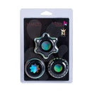 Maia Manzo Black Silicone Cock Rings Set Of 3