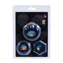 Maia Lonzo Blue Silicone Cock Rings Set Of 3