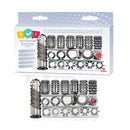 Try Curious Cock Ring And Sleeve Set Clear 15 Piece Set