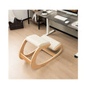 Wood Rocking Posture Chair With Soft Cushion