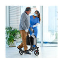 Aluminium Foldable 3 Wheel Rollator Walker With Zippered Storage Bag