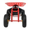 Rolling Garden Cart With Tool Tray Work Seat For Gardening