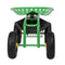 Rolling Garden Cart With Tool Tray Work Seat For Gardening