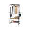 Rolling Garment Rack On Wheels With Double Hanging Rods