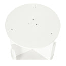 Rotating Bookshelf Corner 4 Tier 3 Section Storage Display Home White