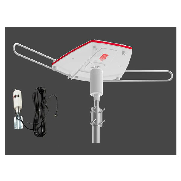Rotating Digital Outdoor Hd Tv Antenna With Signal Booster Remote Control
