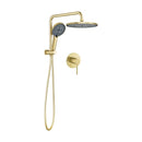 Round 10 Inch Rain Shower Head Set Wall Tapware Mixer Taps