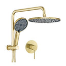 Round 10 Inch Rain Shower Head Set Wall Tapware Mixer Taps