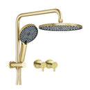 Round 10 Inch Wall Tapware Mixer Taps Rain Shower Head Set