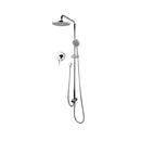 Gooseneck Set Shower Head 5 Mode Handheld Head With Round Mixer Tap