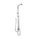 Shower Set 8 Inch Shower Head 5 Mode Handheld Head Twin Shower Chrome