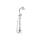 Shower Set 8 Inch Shower Head 5 Mode Handheld Head Twin Shower Chrome