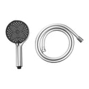 3 Modes Bathroom Handheld Shower Head Pvc Water Hose Round Chrome