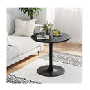 Round Bistro Table With Heavy Duty Metal Base For Home Bar