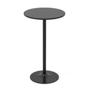 Round Bistro Table With Heavy Duty Metal Base For Home Bar